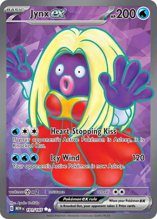 Jynx ex - 191/165 - SV: Scarlet & Violet 151 (MEW)