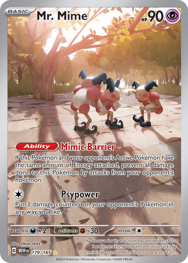 Mr. Mime - 179/165 - SV: Scarlet & Violet 151 (MEW)