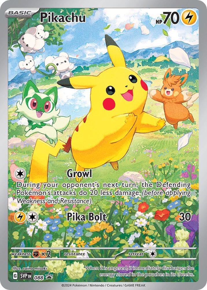 Pikachu - 088 - SV: Scarlet & Violet Promo Cards (SVP)