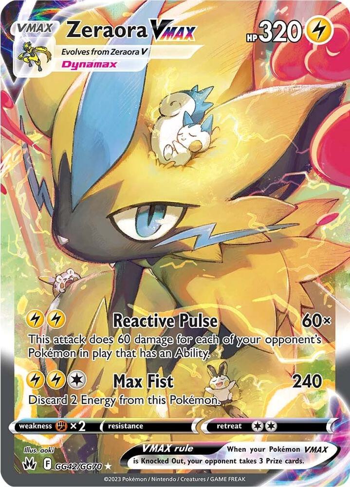 Zeraora VMAX - Crown Zenith: Galarian Gallery (CRZ:GG)