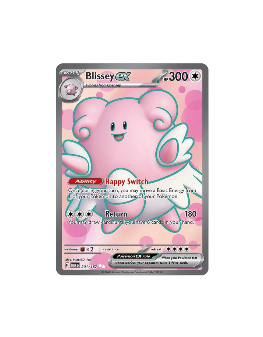 Blissey ex - 201/167 - SV06: Twilight Masquerade (TWM)