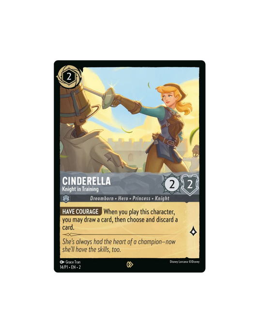 Cinderella - Knight in Training - Disney Lorcana Promo Cards (DLPC)