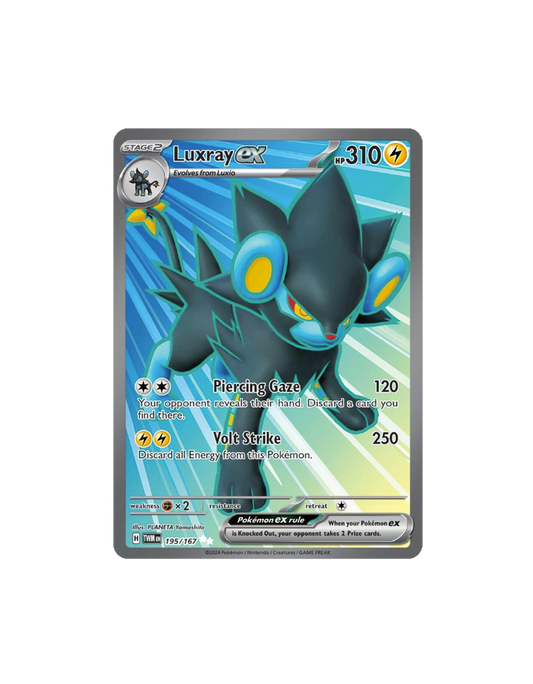 Luxray ex - 195/167 - SV06: Twilight Masquerade (TWM)