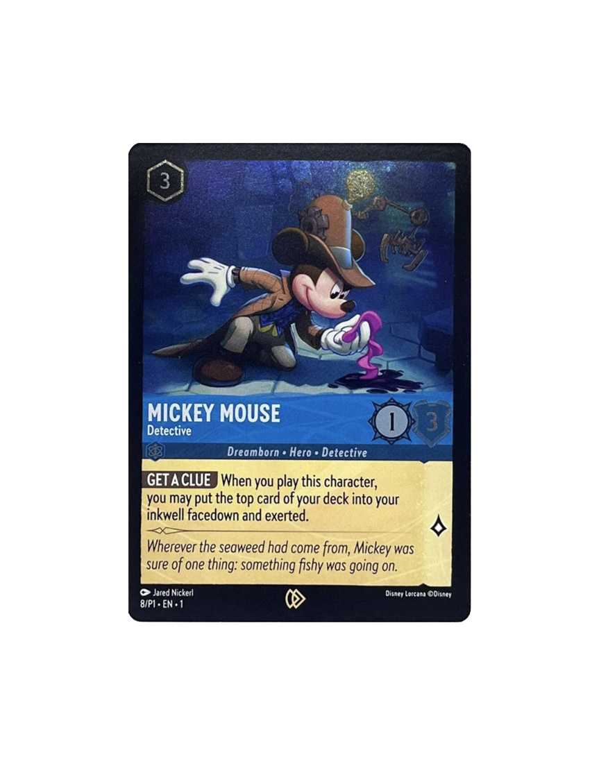 Mickey Mouse - Detective - Disney Lorcana Promo Cards (DLPC)