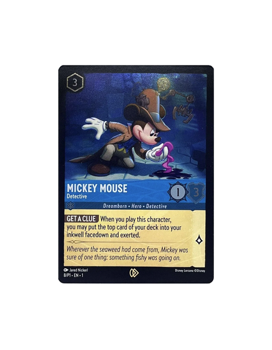 Mickey Mouse - Detective - Disney Lorcana Promo Cards (DLPC)