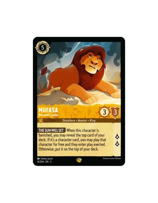 Mufasa - Betrayed Leader - Rise of the Floodborn - Lorcana