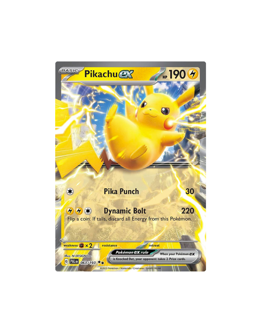 Pikachu ex - SV02: Paldea Evolved (PAL)