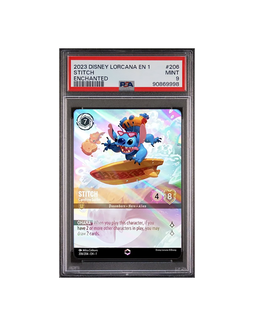 Stitch - Carefree Surfer (Enchanted) - The First Chapter (1) Psa 9