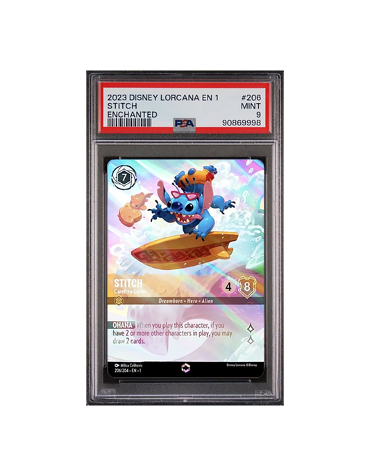 Stitch - Carefree Surfer (Enchanted) - The First Chapter (1) Psa 9