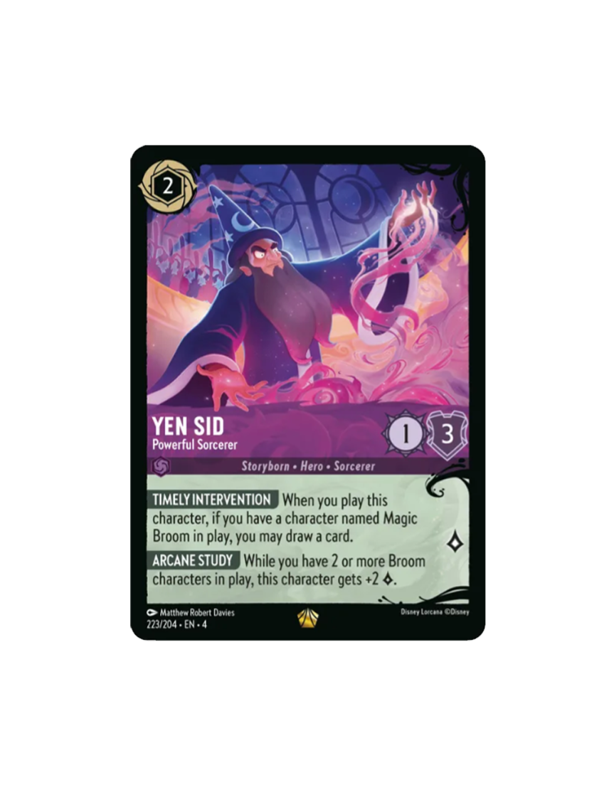 Yen Sid - Powerful Sorcerer (223/204) - Illumineer's Quest: Deep Trouble (Q1) Foil